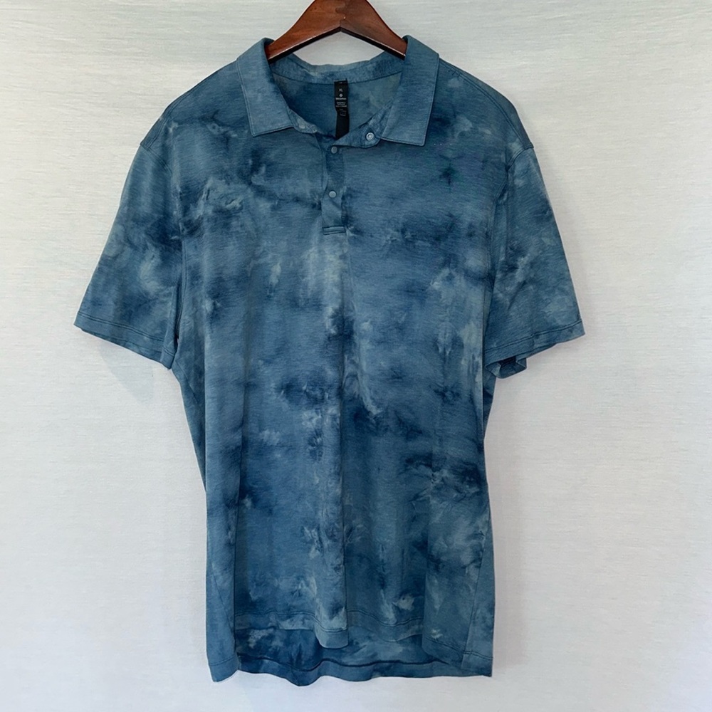 Blue Tie Dye Lululemon Polo